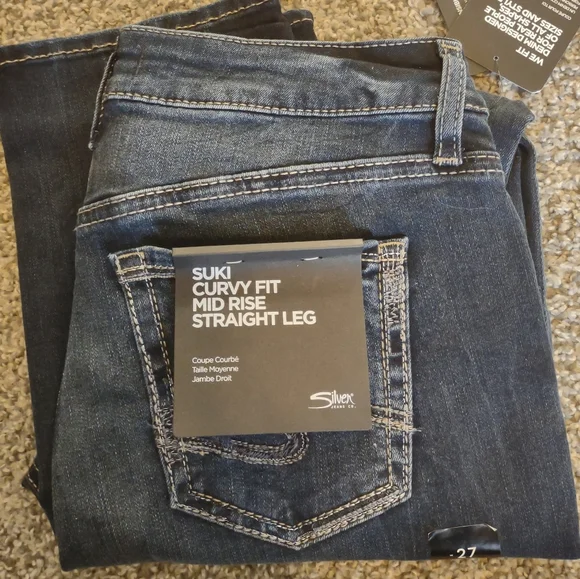 Silver Jeans Co. Suki Curvy Fit Mid Rise Jeans - Picture 14 of 14